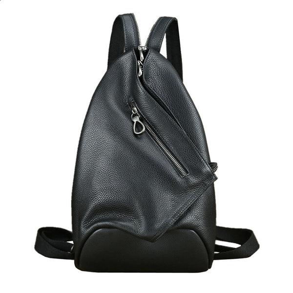DEEPKEE original nubuck handmade full-grain genuine leather cowhide bag Deepkee Leather Unisex Dual-use Bag Backpack #SJ007