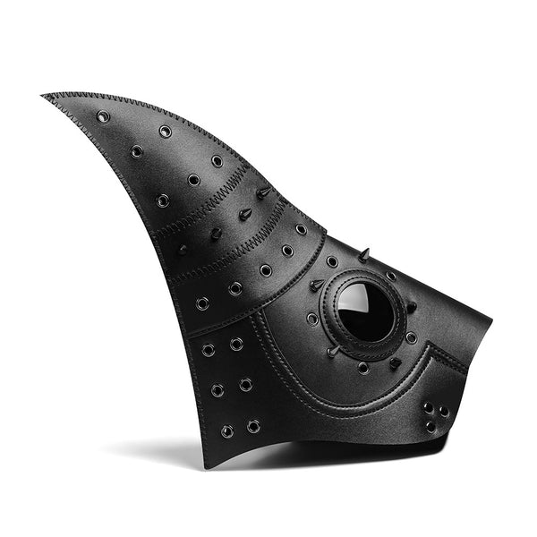 DEEPKEE original nubuck handmade full-grain genuine leather cowhide bag Deepkee Punk Medieval Plague Long Bird Beak Mask #FPBM010