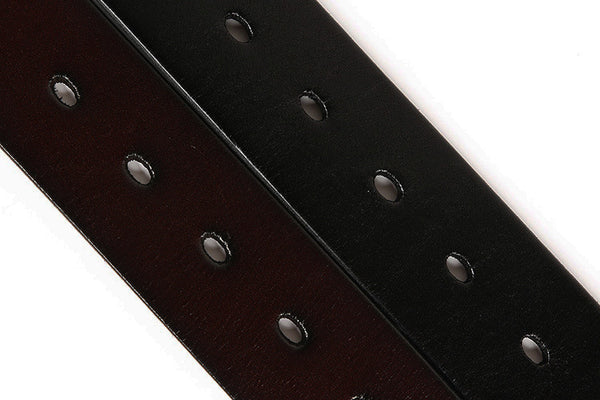 DEEPKEE original nubuck handmade full-grain genuine leather cowhide bag Navel nailhead vegetable tanned cowhide belt #211224