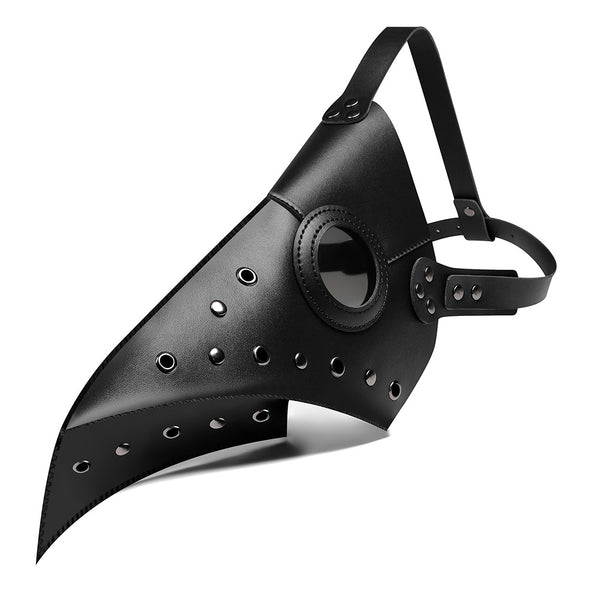 DEEPKEE original nubuck handmade full-grain genuine leather cowhide bag PLAGUED HALLOWEEN MASK #FPBM029