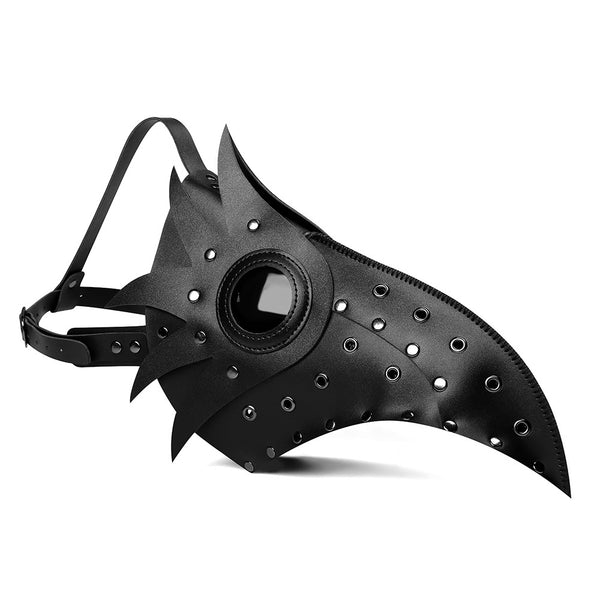 DEEPKEE 原創正絨面革手工全粒面真皮牛皮包 THE PLAGUE NOVICE MASK #FPBM011