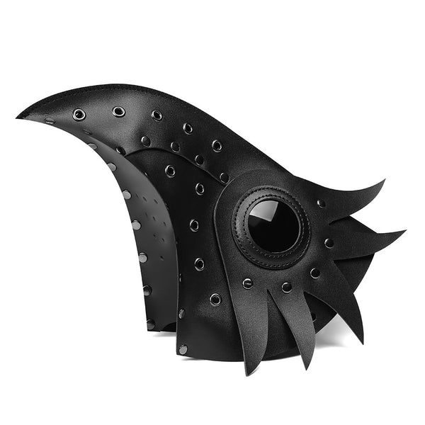 DEEPKEE original nubuck handmade full-grain genuine leather cowhide bag THE PLAGUE NOVICE MASK #FPBM011