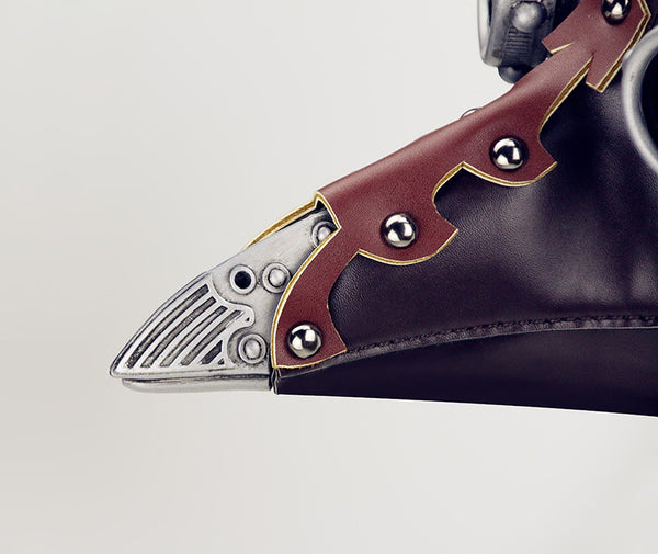 DEEPKEE original nubuck handmade full-grain genuine leather cowhide bag Deepkee cosplay PU Leather Plague Doctor Mask #HG103