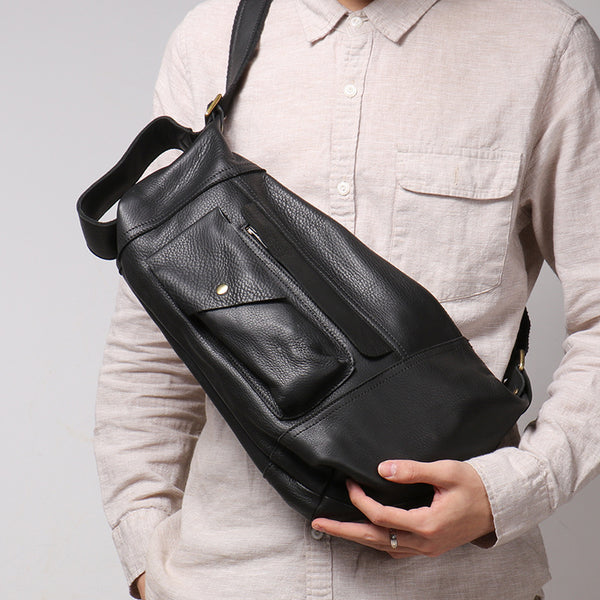 DEEPKEE original nubuck handmade full-grain genuine leather cowhide bag San Francisco 49ers Mountaineering bag No.30149