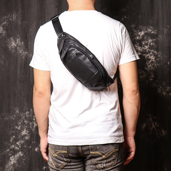 DEEPKEE original nubuck handmade full-grain genuine leather cowhide bag Alexis Sling Pack Bags No.J001