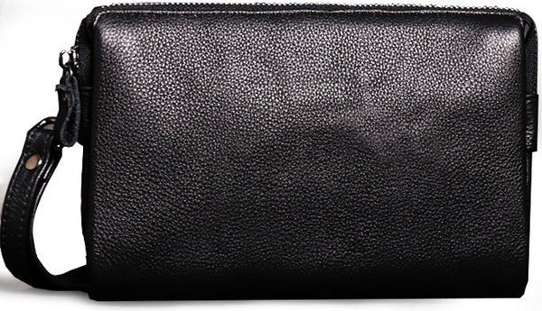 DEEPKEE original nubuck handmade full-grain genuine leather cowhide bag DEEPKEE HANDMADE | Genuine Leather Zip Around Wallet Clutch Wristlet Travel Long Purse No.J083