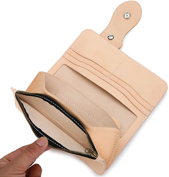 DEEPKEE original nubuck handmade full-grain genuine leather cowhide bag DEEPKEE Handmade Python Leather Bifold Wallet #59895