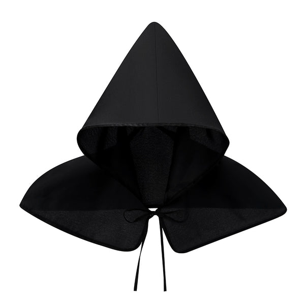 DEEPKEE original nubuck handmade full-grain genuine leather cowhide bag Cosplay Assassin's Creed Steampunk Rogue Cowl Hat Hooded Cape #LE053