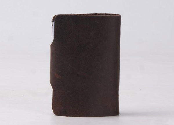 DEEPKEE original nubuck handmade full-grain genuine leather cowhide bag DEEPKEEE HANDMADE | Leather Business Card holder-Mini Simple No.1056