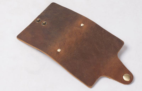 DEEPKEE original nubuck handmade full-grain genuine leather cowhide bag DEEPKEEE HANDMADE | Leather Business Card holder-Mini Simple No.1056