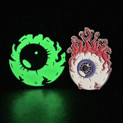 Glow Metal Pin