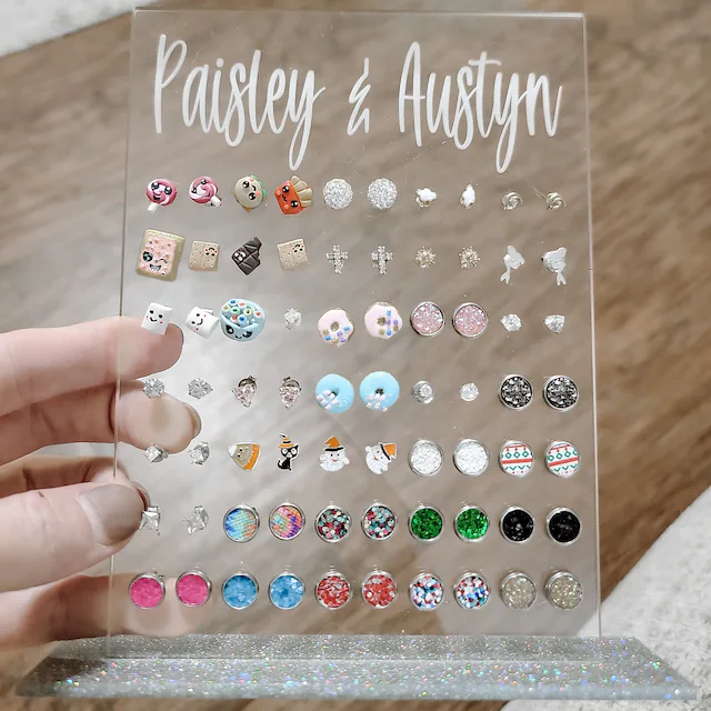 Acrylic Earring Organizer