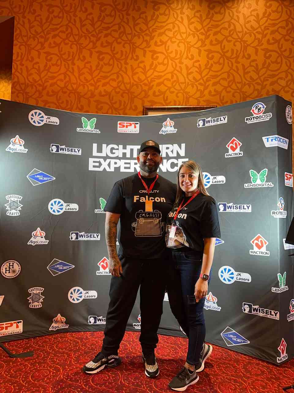 Andres and Maran at Lightburn Experience 2023