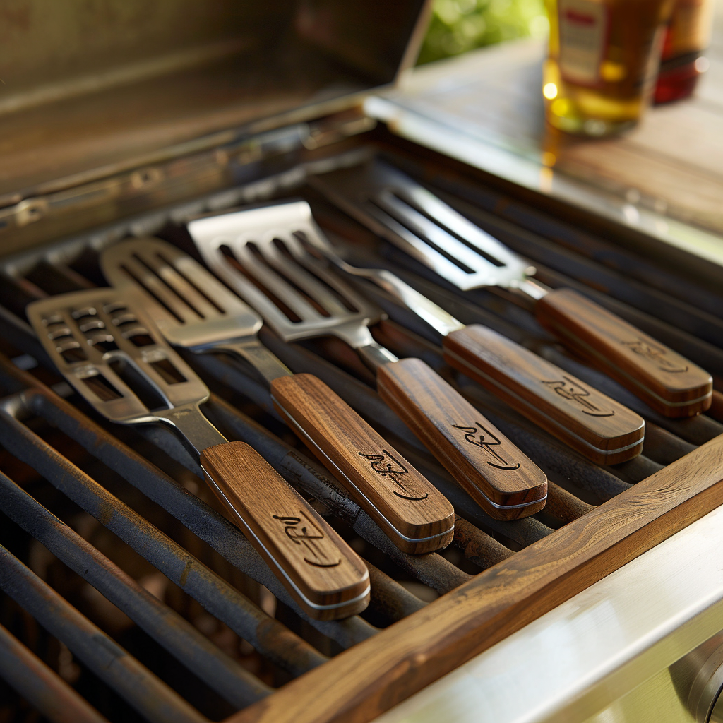 Engraved BBQ Tools