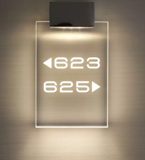 Hotel Directional Sign