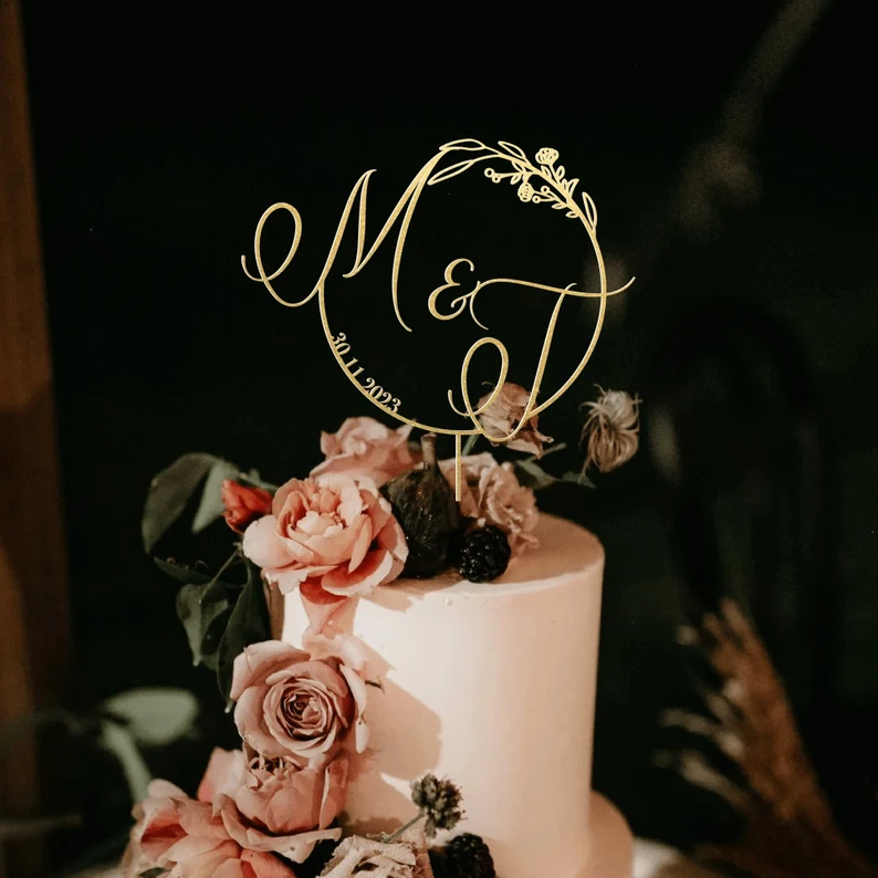 Laser Cut Wedding Cake Toppers