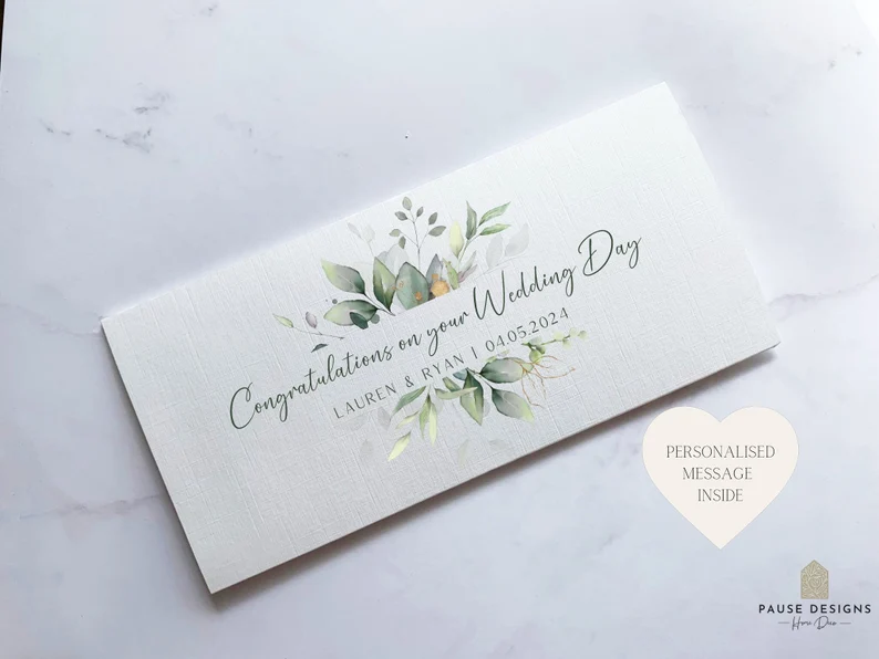 Laser Cut Wedding Card