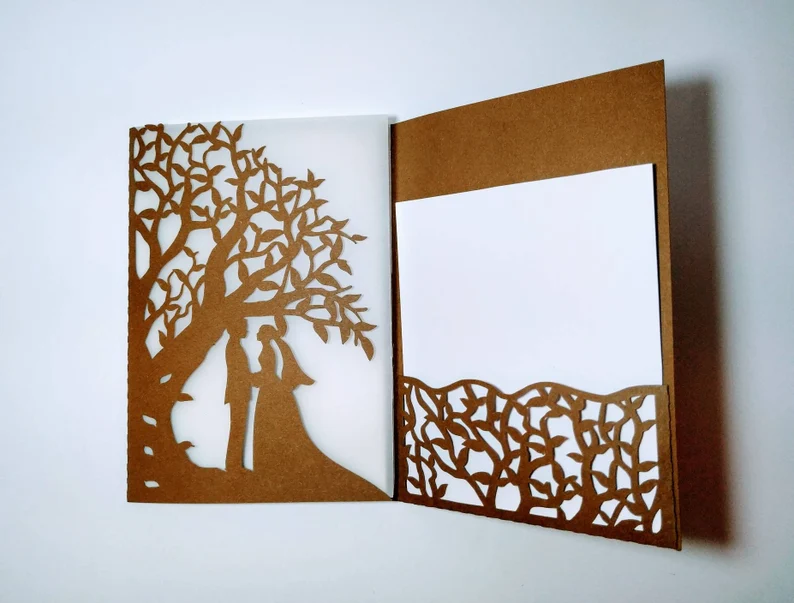 Laser Cut Wedding Invitations