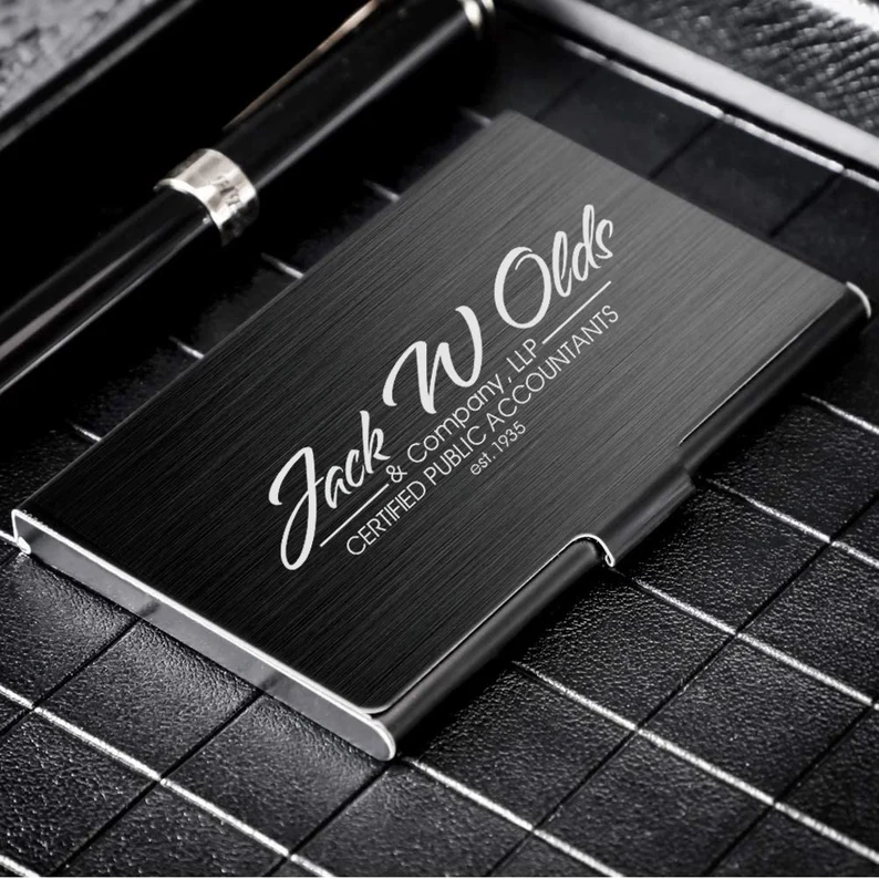 Metal Business Card Holder