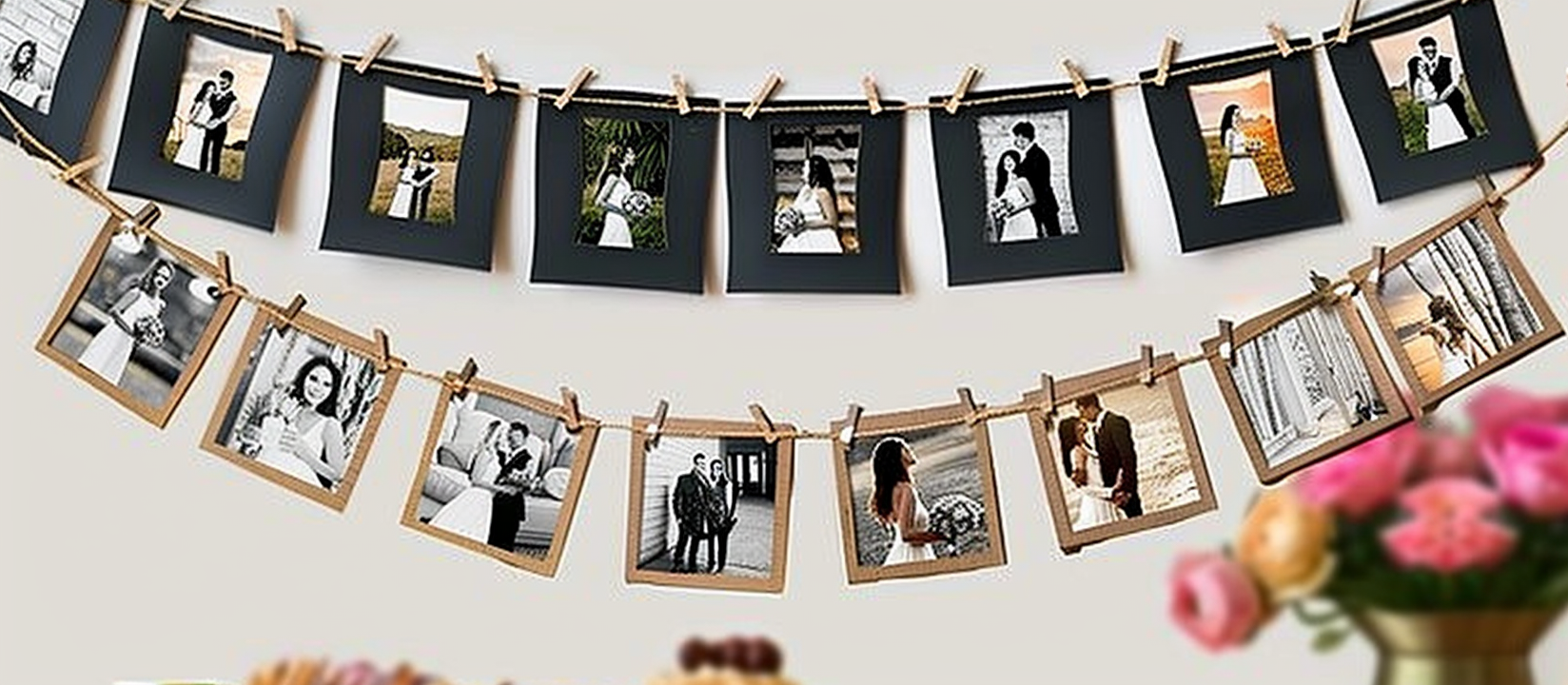 wedding photo banner