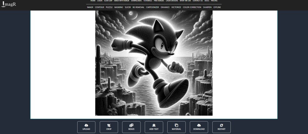 Scroll down and image