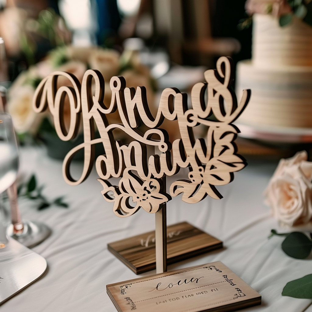 Laser Cut Table Cards