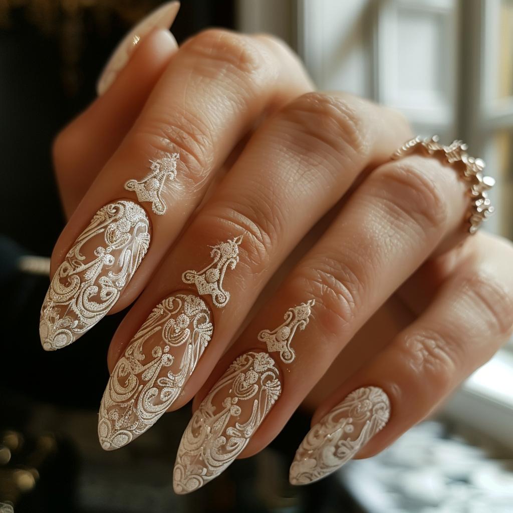 Laser Cut Wedding Nail DIY