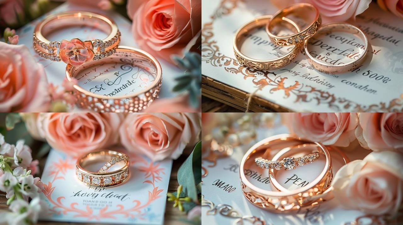 Laser Cut Wedding Rings