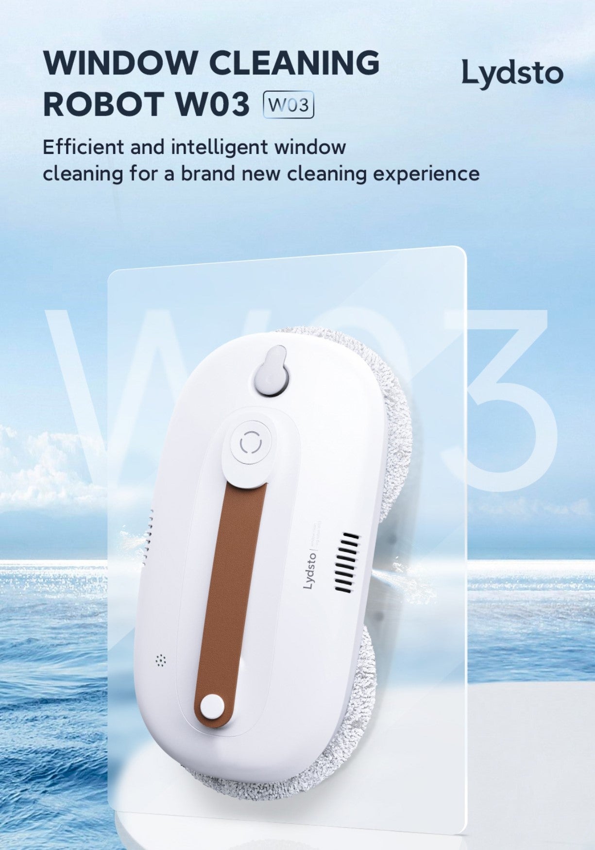 Lydsto Window Cleaning Robot W03 Efficient and intelligent window cleaning for a brand new cleaning experience
