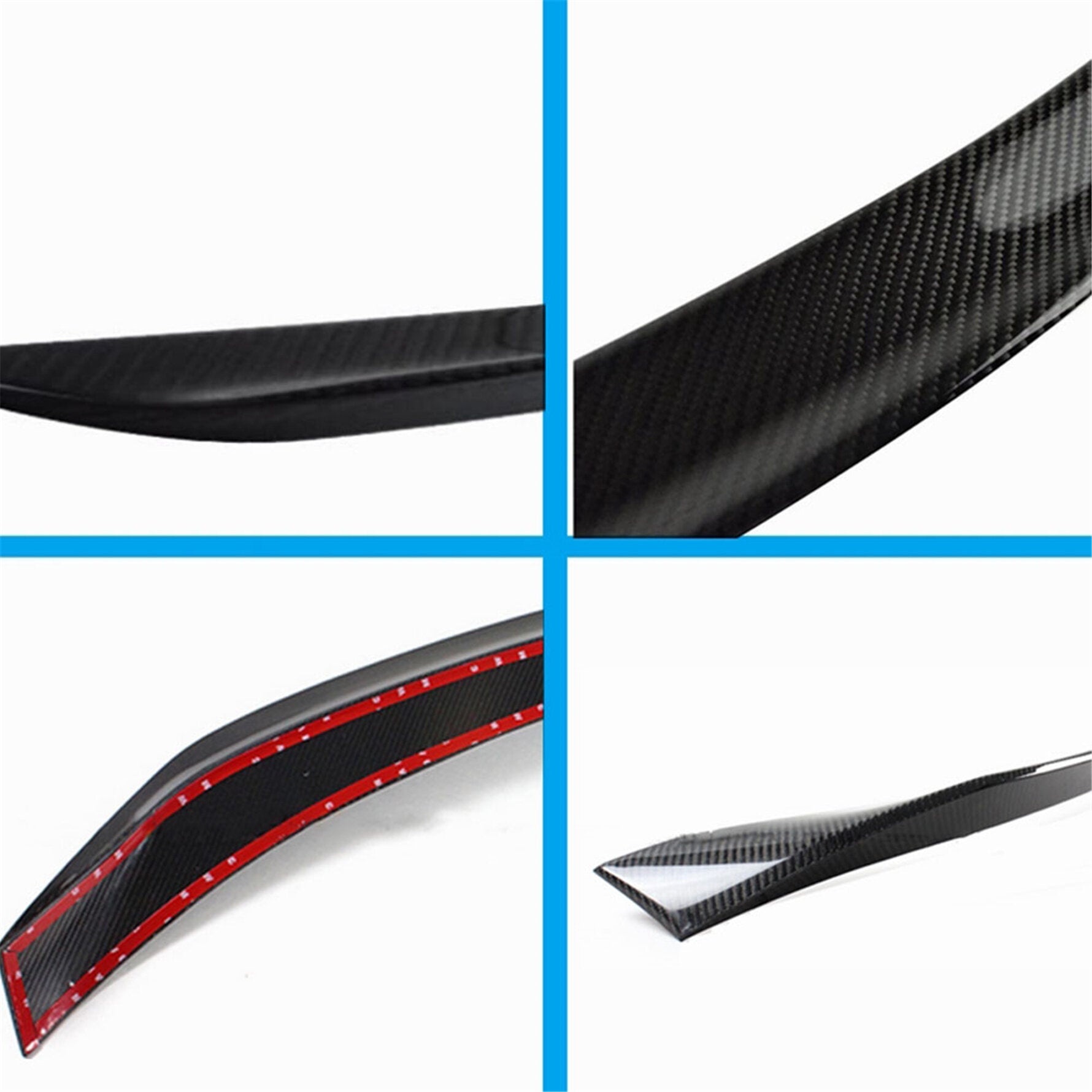 munirater Style Carbon Fiber Trunk Spoiler Wing Replacement for 2014-2020 Lexus IS200t IS250 IS350 AR