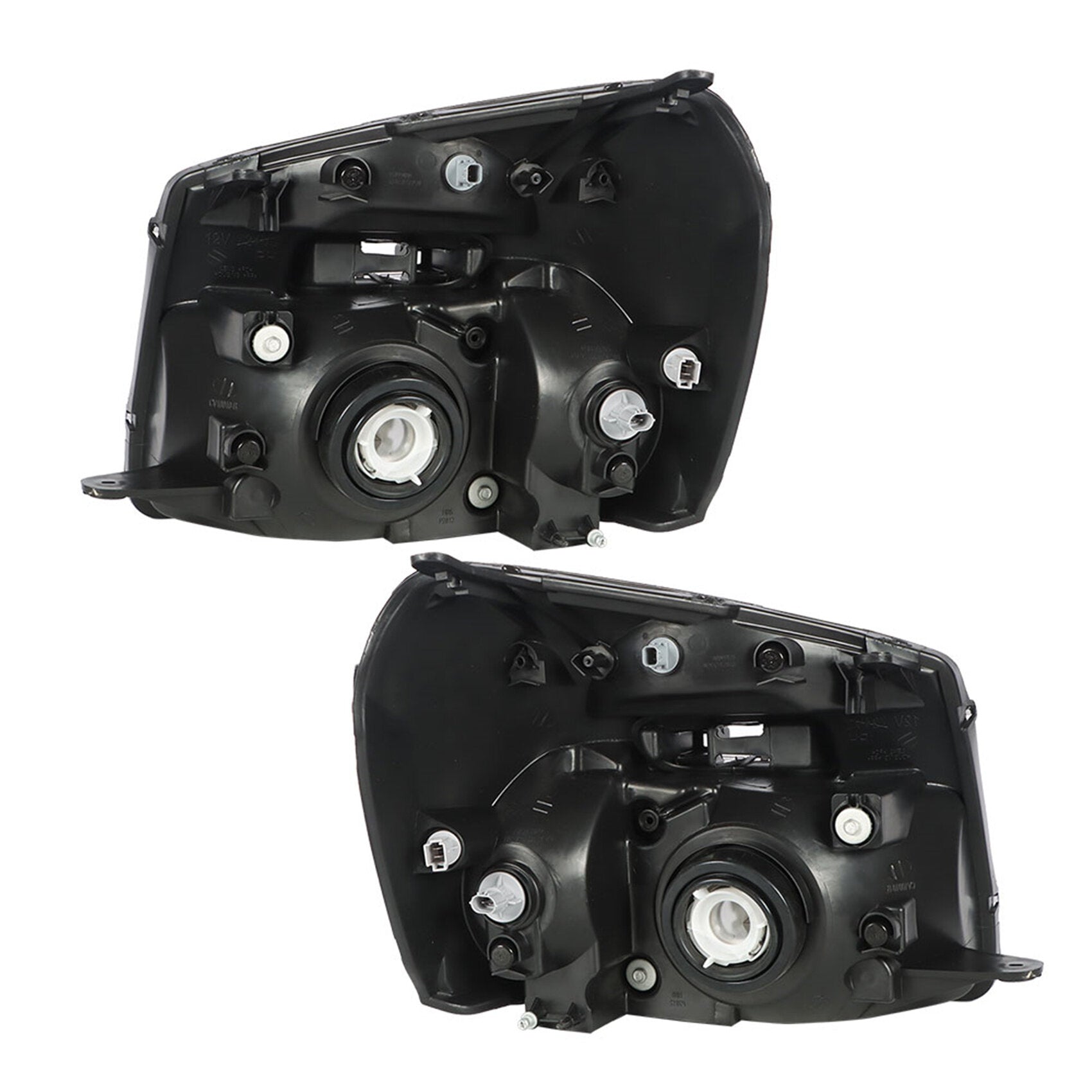 munirater Black Halogen Headlights Assembly Driver & Passenger Side Replacement for 2005-2009 Equinox Left & Right