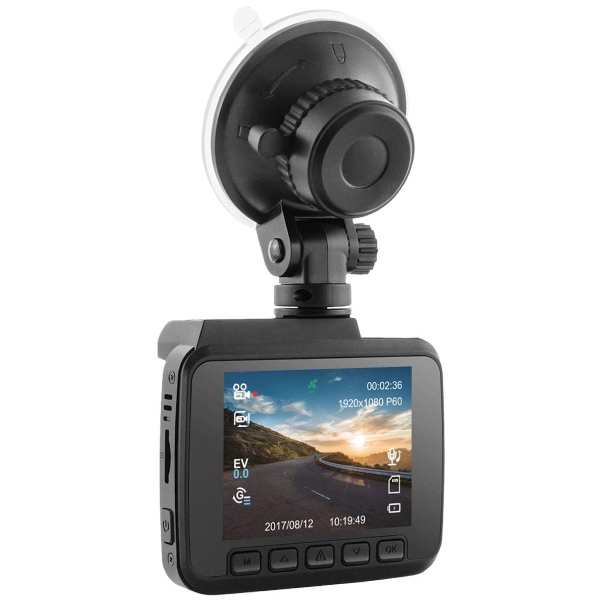 Car and Driver Dash Cam with Built-in WiFi GPS