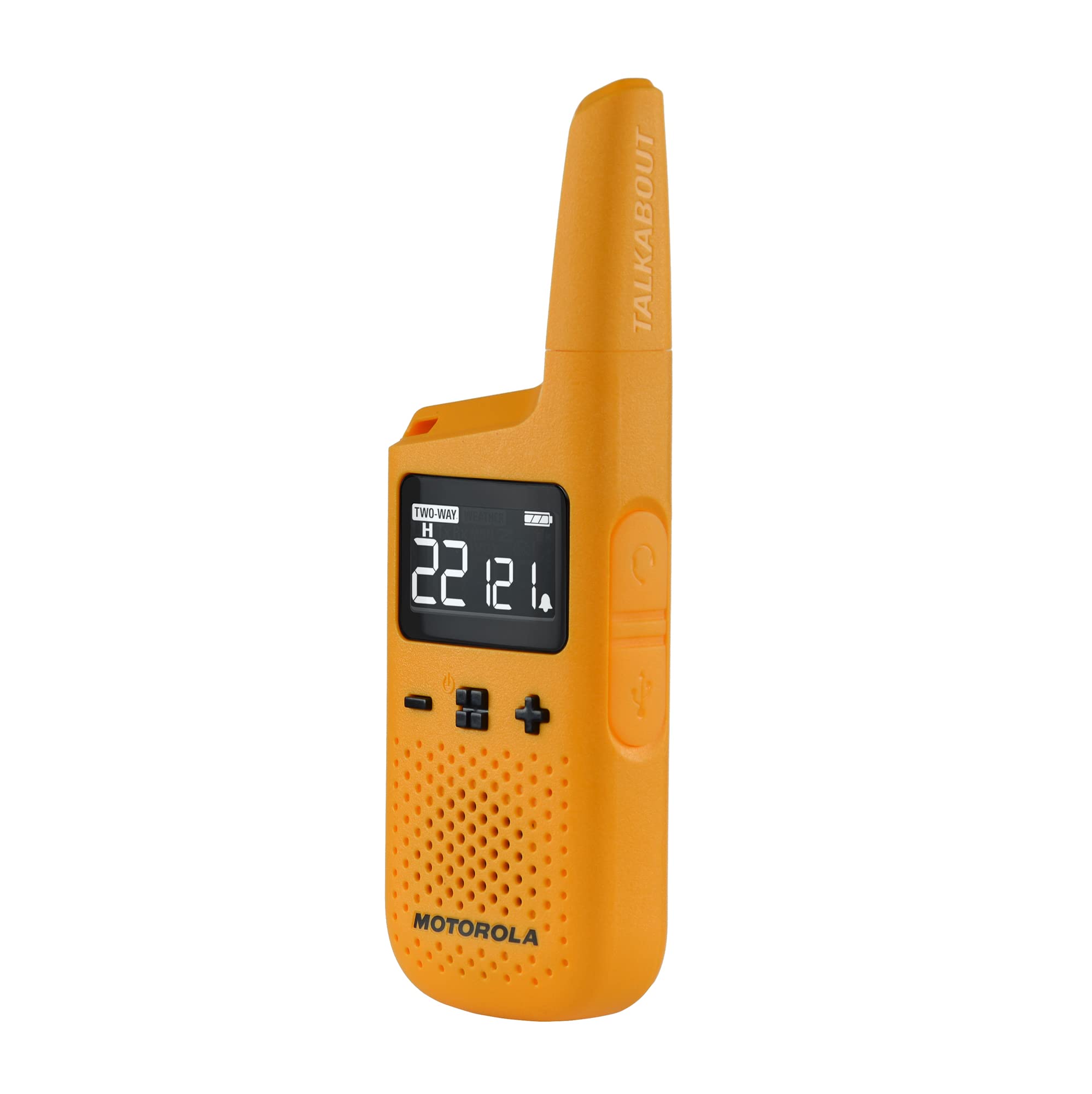 Motorola Solutions T380 Talkabout Radio, 2 Pack, Yellow