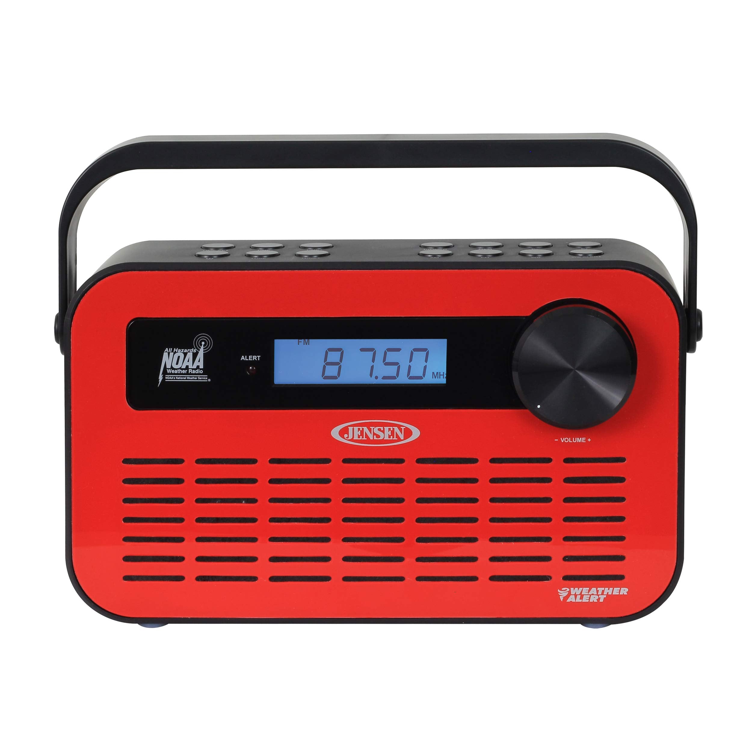 JENSEN JEP-250 Portable Digital AM/FM Weather Radio with Weather Alert and 2-Way Charging