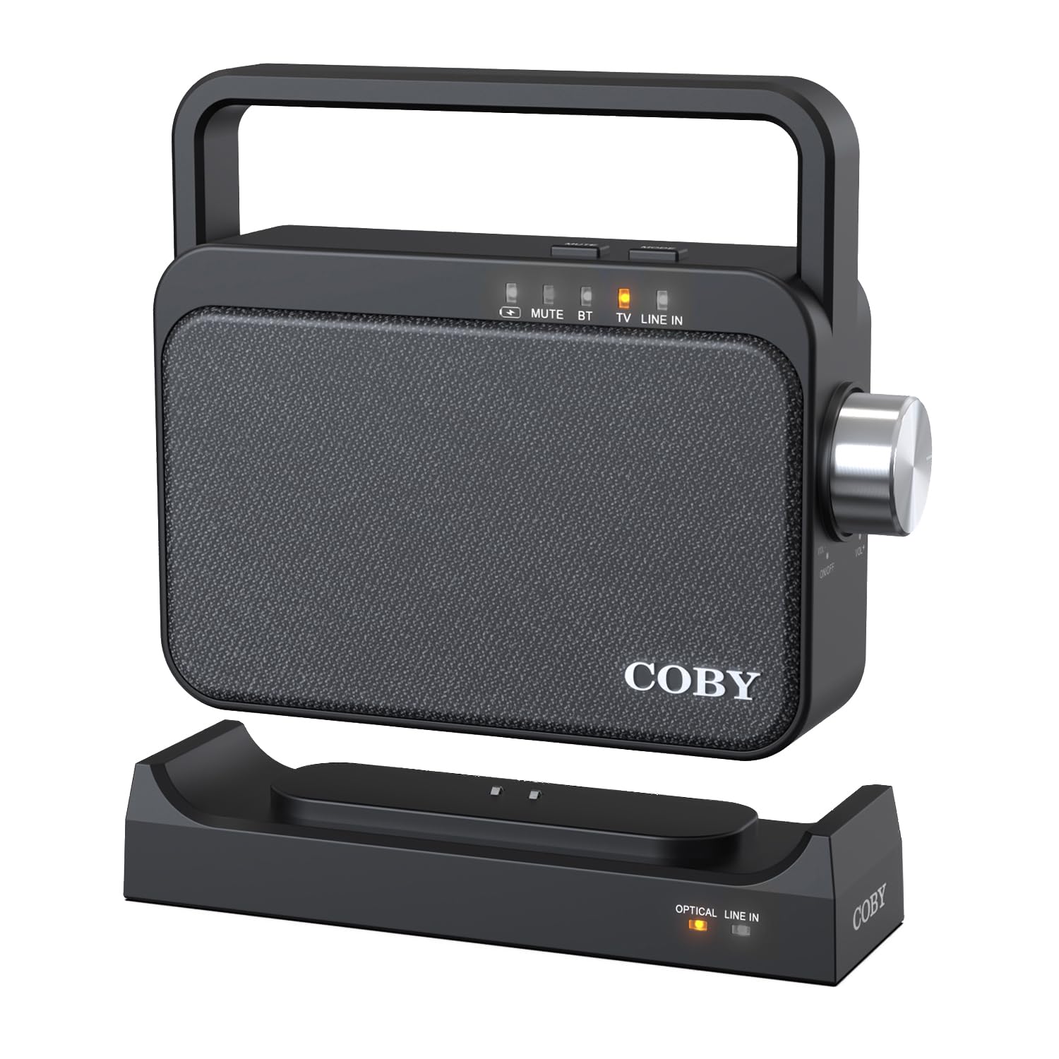 Coby Wireless Digital Hearing Amplifier TV Audio Speaker for Hard of Hearing