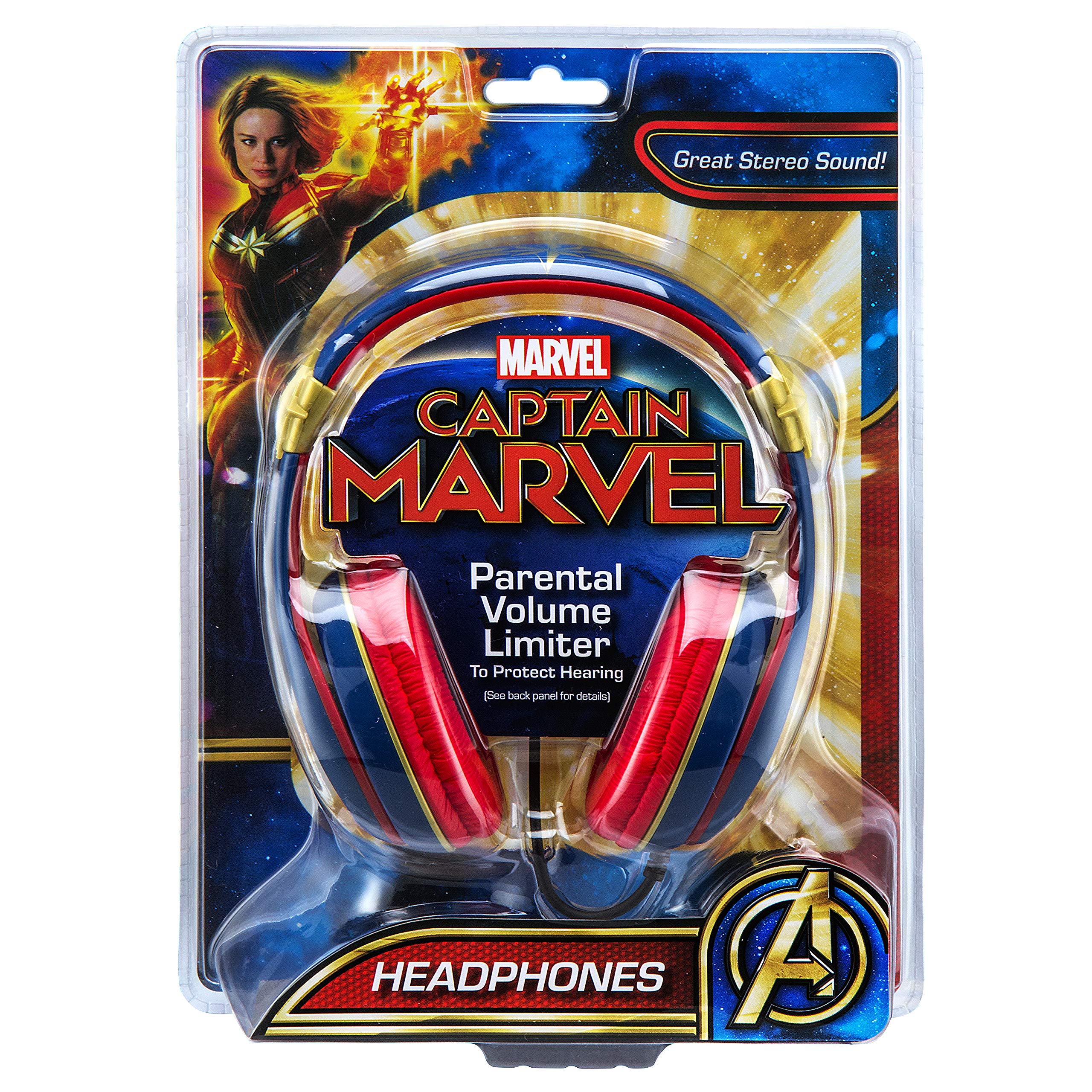 eKids Captain Marvel Kids Headphones