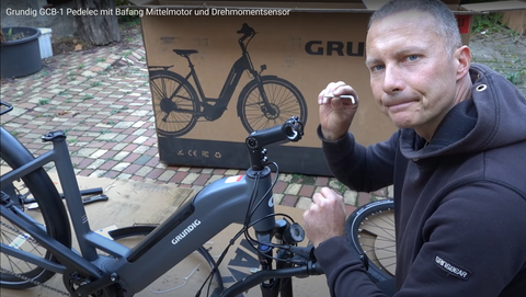 Grundig Ebike Verpackung und Auspacken