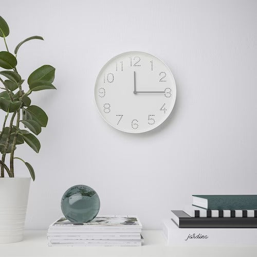 IKEA TROMMA Wall clock, low-voltage/white | IKEA Wall & table clocks | Eachdaykart