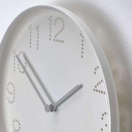 IKEA TROMMA Wall clock, low-voltage/white | IKEA Wall & table clocks | Eachdaykart