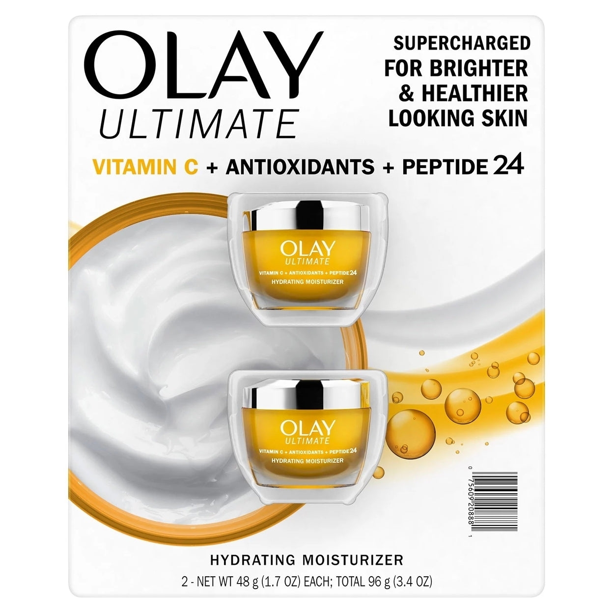 Olay Ultimate Vitamin C + Antioxidants + Peptide 24 Hydrating Moisturizer (1.7 oz., 2 pk.)