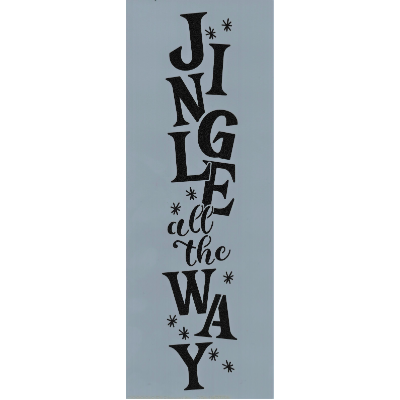 Jingle All the Way Stencil