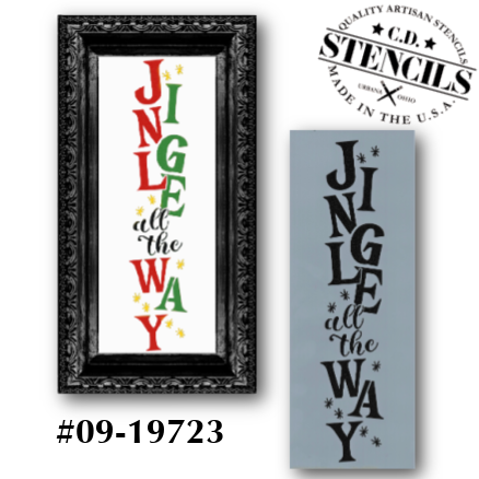 Jingle All the Way Stencil