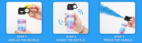 how to use previvo gender reveal fire extinguisher