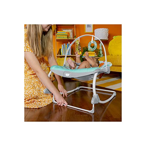 New Bright Starts Wild Vibes Infant to Toddler Rocker with Vibrations