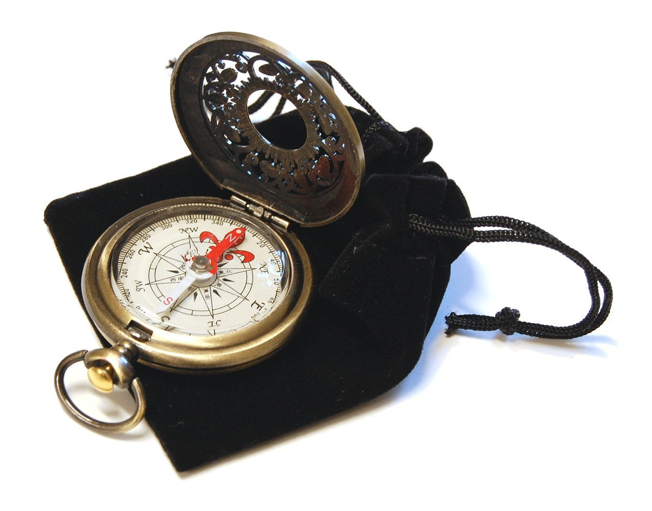 Jardin Bronze Pocket Compass