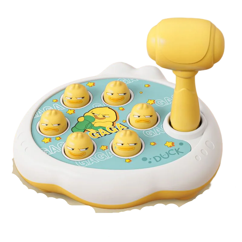 Duck/Frog/Pig Baby Toy Montessori Learning Game Educational Puzzle Gift for 0 6 12 24 Months Toddler Noise Maker with Hammer