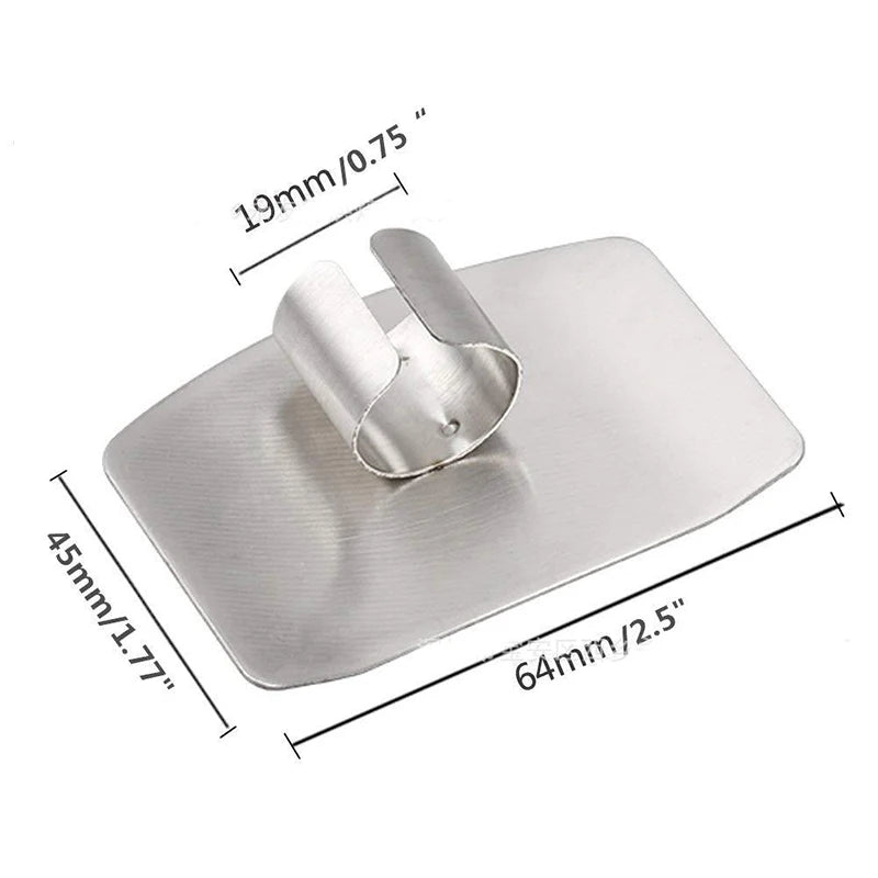 Stainless Steel Finger Guards For Cutting Vegetables Protecting Your Fingers Preventing Cuts Kitchen Gadgets Kitchen Accessories