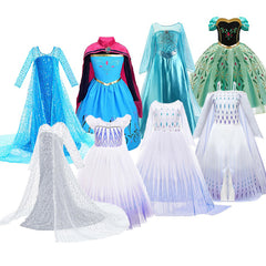 Kids Cosplay Snow Queen 2 Elsa Costume CC0034