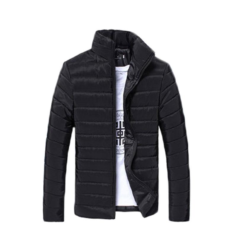 Fall-Men Solid Long Sleeve Cotton Padded Good Selling Jackets Coats