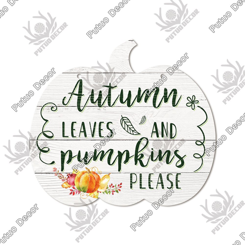 Hanging Fall Signs